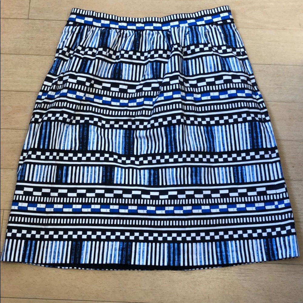 J crew factory geometric skirt